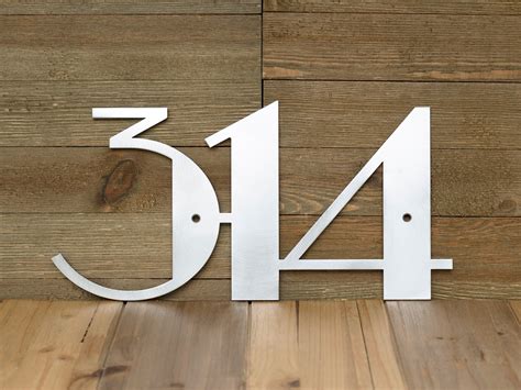 house number metal plaque|6 inch metal house numbers.